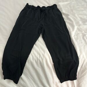 Gently used black dress joggers